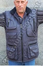 Upper Body Head Man Casual Vest Average Overweight Street photo references